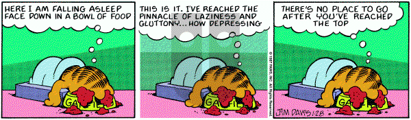 Garfield on Wednesday January 28, 1987 Comic Strip