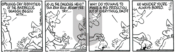 Arlo and Janis on Thursday April 19, 2001 Comic Strip
