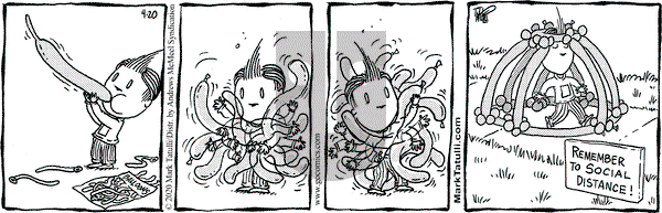 Lio on Monday April 20, 2020 Comic Strip