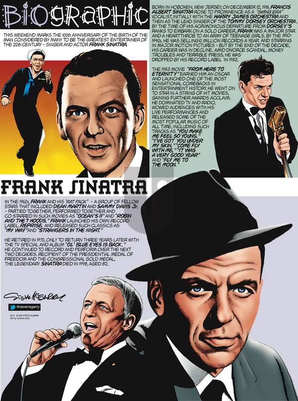 Biographic on Sunday December 13, 2015 Comic Strip