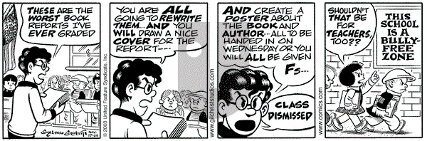 Nancy on Monday November 17, 2003 Comic Strip