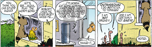 Over the Hedge on Monday February 19, 2018 Comic Strip