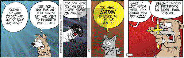 Get Fuzzy on Saturday May 8, 2004 Comic Strip