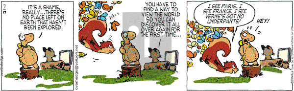 Over the Hedge on Wednesday July 17, 2013 Comic Strip
