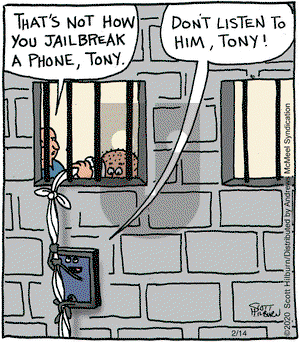 The Argyle Sweater on Friday February 14, 2020 Comic Strip