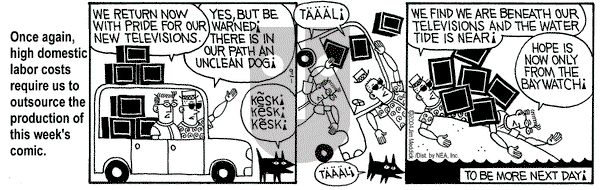 Monty on Wednesday September 1, 2004 Comic Strip