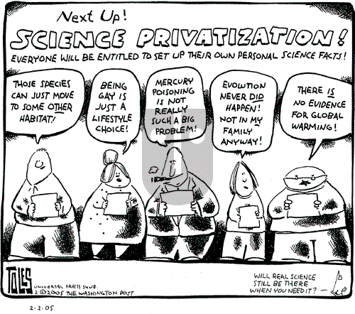 Tom Toles on Wednesday February 2, 2005 Comic Strip