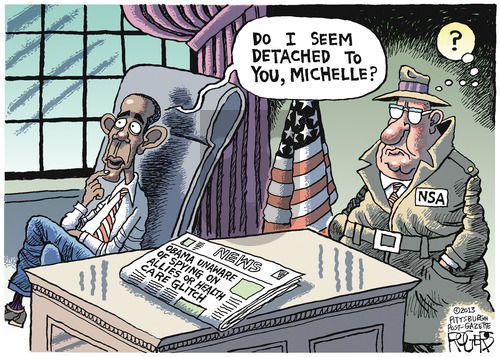 Rob Rogers on Sunday November 3, 2013 Comic Strip