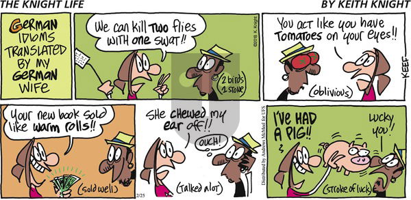 The Knight Life on Sunday February 25, 2018 Comic Strip