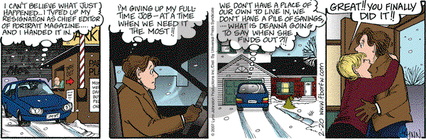 For Better or For Worse on Tuesday February 20, 2007 Comic Strip