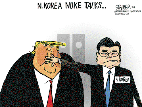 Jeff Stahler on Wednesday March 7, 2018 Comic Strip