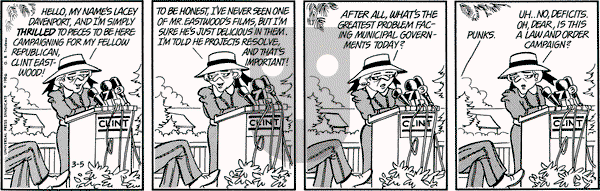 Doonesbury on Wednesday March 5, 1986 Comic Strip