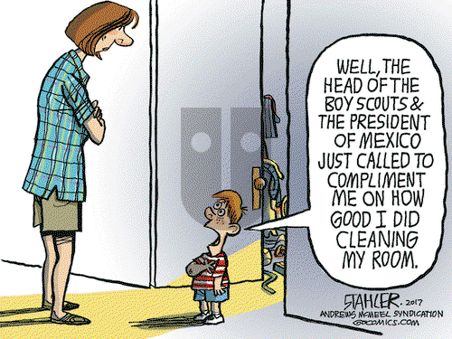 Jeff Stahler on Friday August 4, 2017 Comic Strip