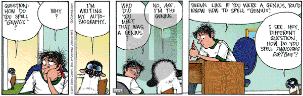 Get Fuzzy on Friday July 22, 2011 Comic Strip