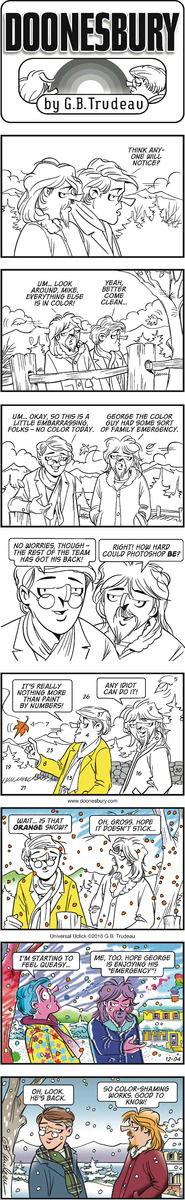 Doonesbury on Sunday December 4, 2016 Comic Strip