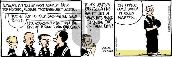 Adam@Home - Tuesday January 23, 2001 Comic Strip