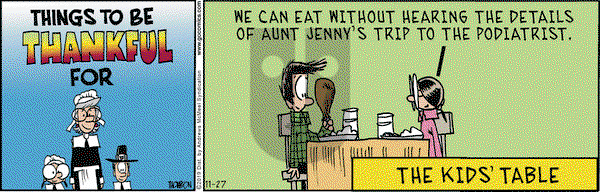 Grand Avenue on Wednesday November 27, 2019 Comic Strip