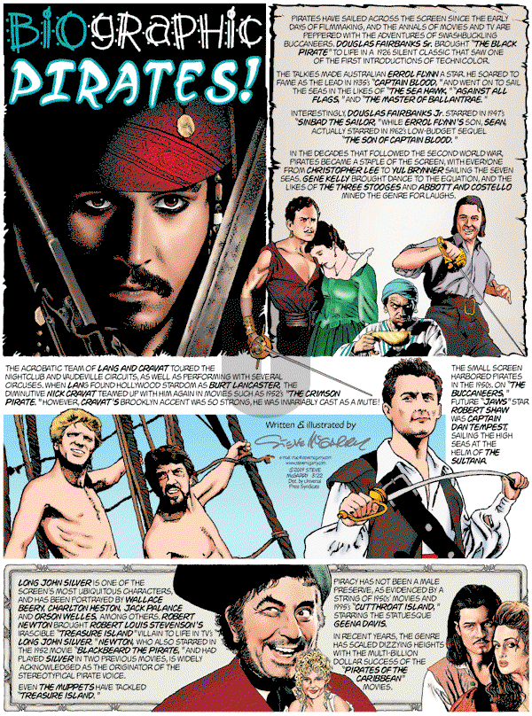Biographic on Sunday March 22, 2009 Comic Strip