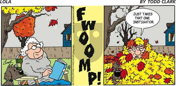 Lola on Sunday October 18, 2015 Comic Strip