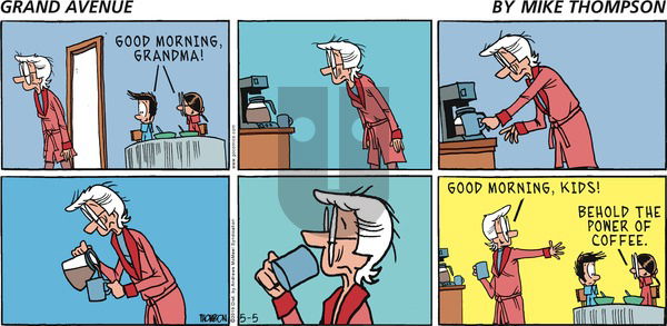 Grand Avenue on Sunday May 5, 2019 Comic Strip