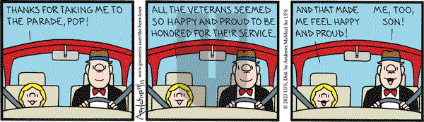 The Born Loser - Saturday November 11, 2023 Comic Strip