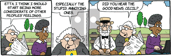 Lola on Monday April 6, 2015 Comic Strip