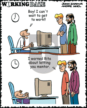 Working Daze on Saturday December 14, 2002 Comic Strip