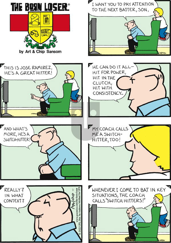 The Born Loser on Sunday July 7, 2024 Comic Strip