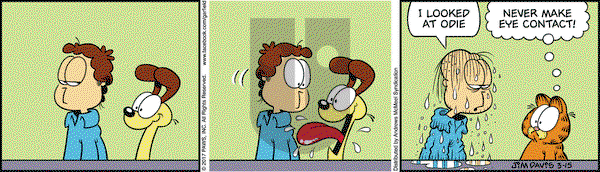 Garfield on Wednesday March 15, 2017 Comic Strip