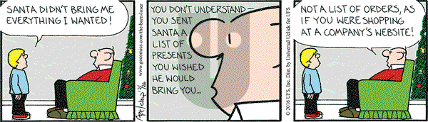 The Born Loser on Monday December 26, 2016 Comic Strip