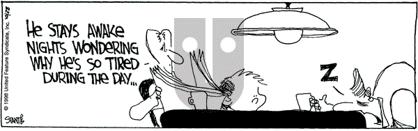 The Buckets on Wednesday October 28, 1998 Comic Strip