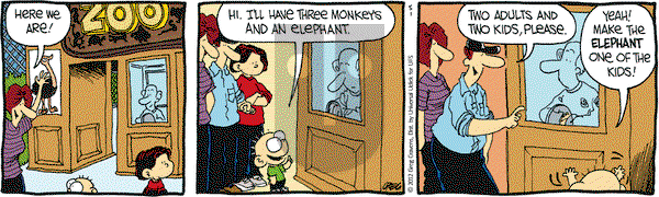 The Buckets on Tuesday May 1, 2012 Comic Strip