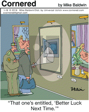 Cornered on Tuesday January 19, 2016 Comic Strip