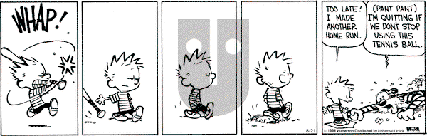 Calvin and Hobbes on Thursday August 21, 2014 Comic Strip