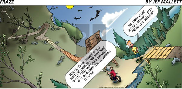 Frazz on Sunday August 14, 2016 Comic Strip