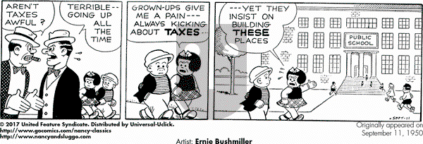 Nancy Classics on Monday September 11, 2017 Comic Strip