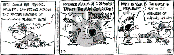 Heart of the City on Wednesday February 3, 2016 Comic Strip