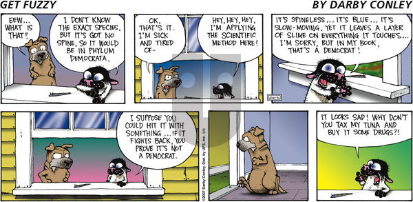 Get Fuzzy on Sunday September 9, 2007 Comic Strip