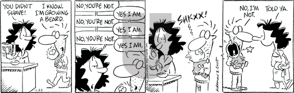 Baby Blues on Monday November 23, 1992 Comic Strip