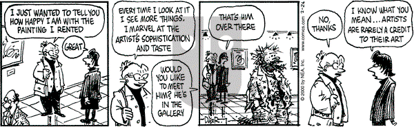 Betty - Saturday February 26, 2000 Comic Strip