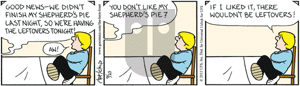 The Born Loser on Thursday September 27, 2012 Comic Strip