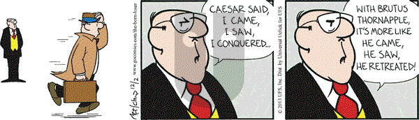 The Born Loser on Monday December 2, 2013 Comic Strip