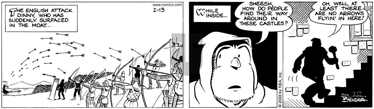 Alley Oop - Thursday February 13, 2003 Comic Strip