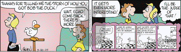 Drabble on Thursday March 20, 2025 Comic Strip