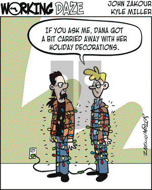 Working Daze on Tuesday December 19, 2006 Comic Strip
