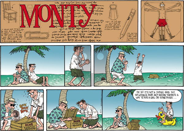 Monty on Sunday July 10, 2016 Comic Strip