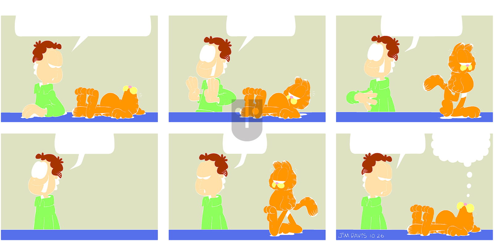 Garfield on Sunday October 26, 2014 Comic Strip