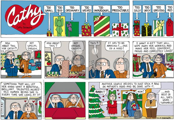 Cathy Classics on Sunday December 19, 2010 Comic Strip
