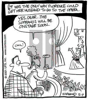 Reality Check on Monday May 7, 2001 Comic Strip
