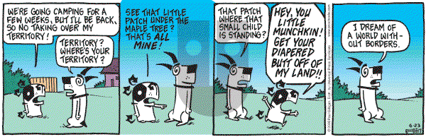 Pooch Cafe on Friday June 23, 2006 Comic Strip